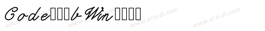 Code128bWin 字体转换